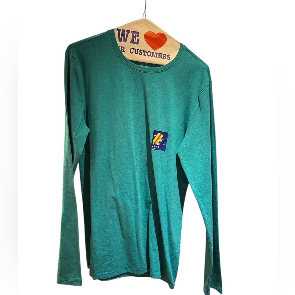 NWT teal long sleeve shirt